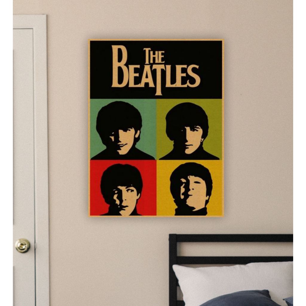 Poster Os Beatles Cartaz Premium Grande 40x60cm | Shopee Brasil