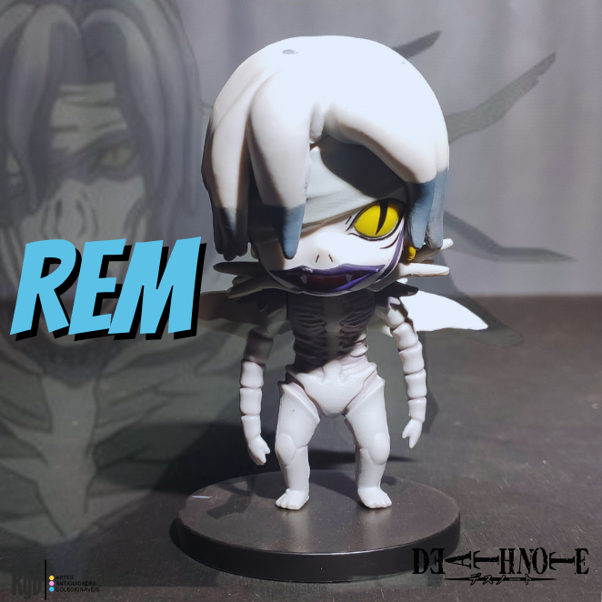 Action Figure Estatueta – Rem – Death Note – 10 cm – Com Base | Shopee ...