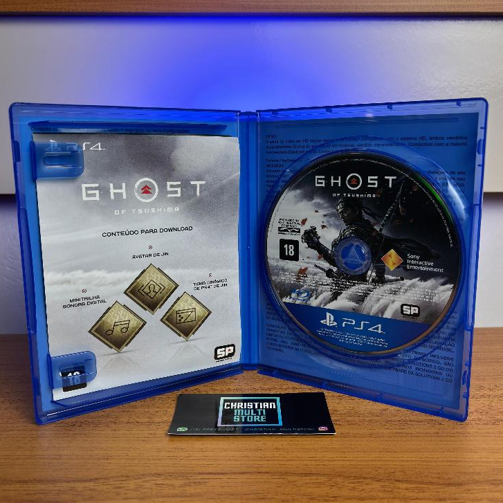 Jogo Ghost of Tsushima PS4 Play 4 Midia Fisica CD Original