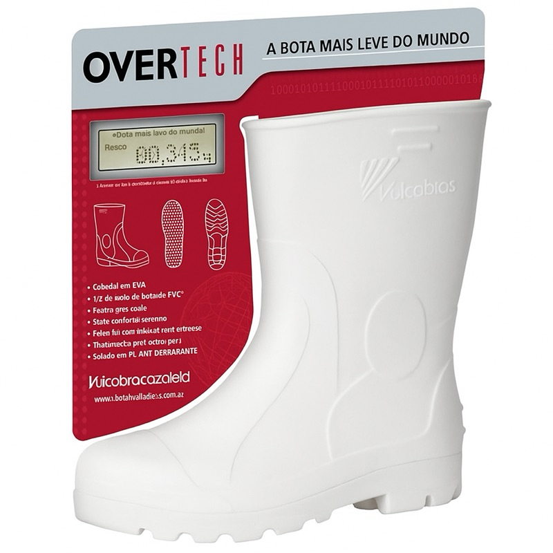 BOTA EVA SUPER LEVE AÇOUGUE INDUSTRIA COZINHA IMPERMEÁVEL CANO
