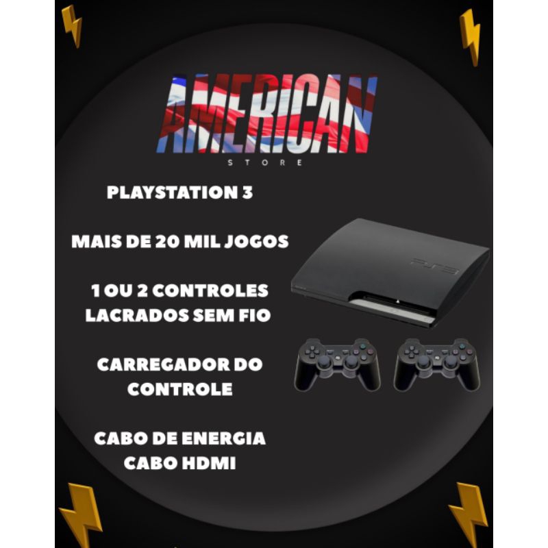 PLAYSTATION 3, 45 JOGOS BAIXADOS + DE 20mil DISPONÍVEIS PARA BAIXAR 250GB