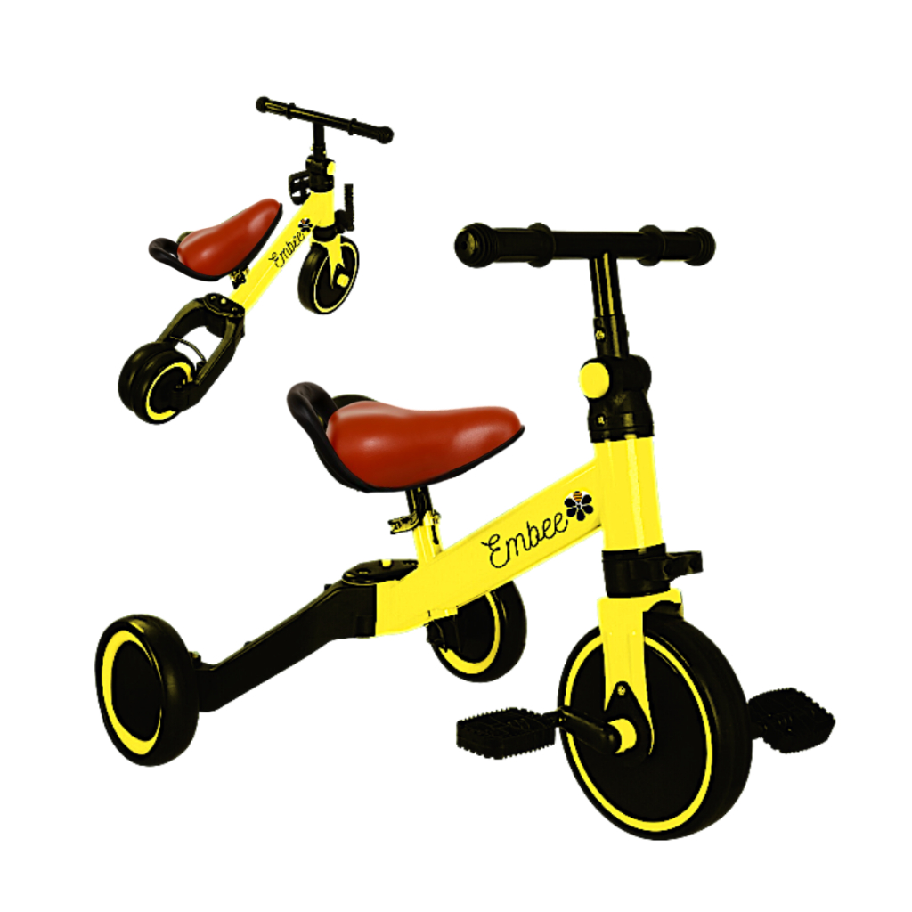 Bicicleta Infantil Sem Pedal Triciclo 3 em 1 Equilíbrio Balance Bike ...