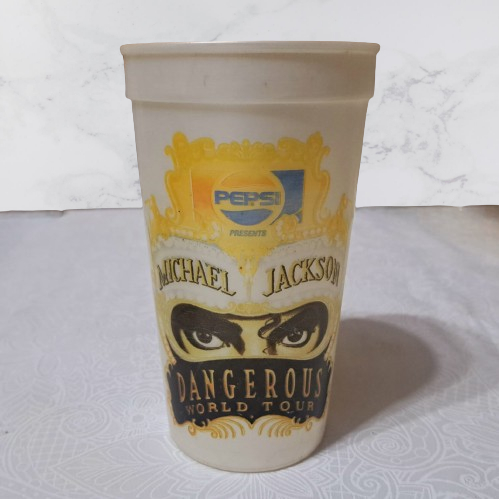 Copos Pepsi originais Michael Jackson - Dangerous World Tour
