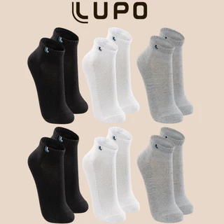 Kit De 6 Pares De Meias Lupo Sport Cano Curto Unissex Algodão Tamanho 33 ao 44 em Oferta na Shopee