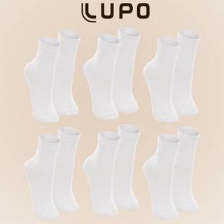 Kit De 6 Pares Meias Lupo Infantil Cano Médio Em Algodão Tamanho 24 ao 35 em Oferta na Shopee