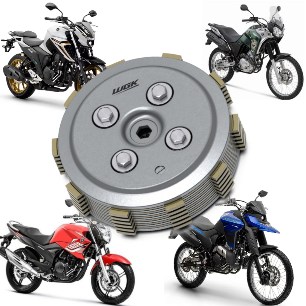 Kit Embreagem Wgk Ys250 Fazer Fz25 Xtz250 Lander Ténéré Wgk