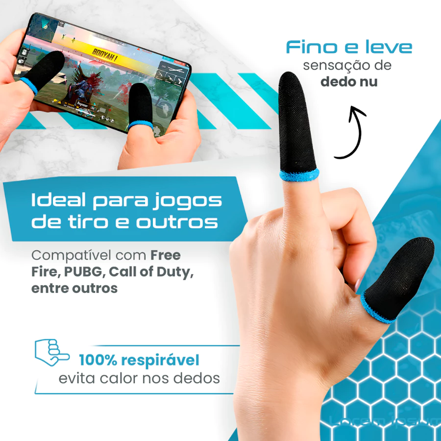 Luvas Gamer Anti-Suor para Celular