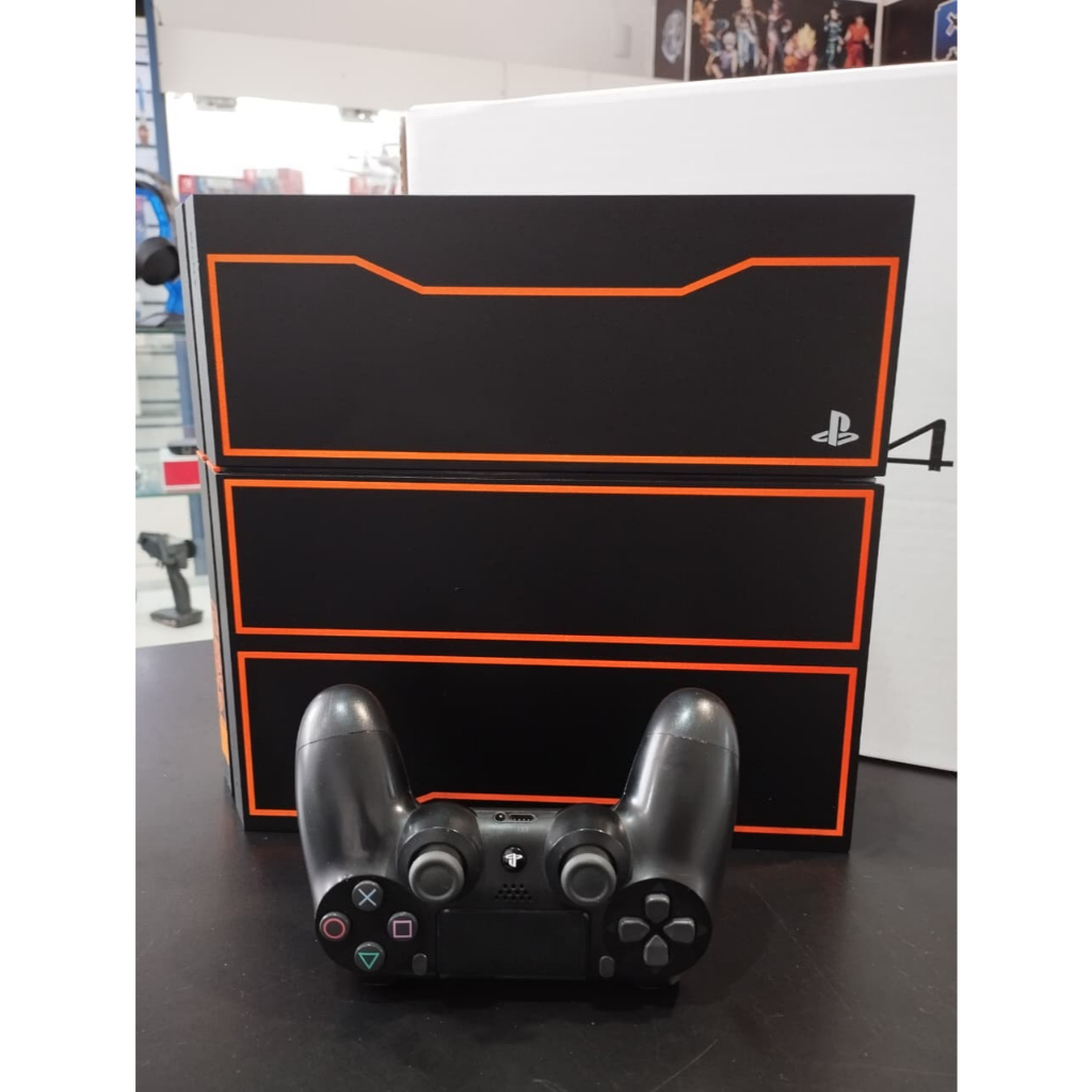 Console PS4 FAT Versão Call of Duty Black Ops 3 1TB Semi Novo