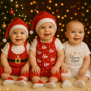 body festivo mamãe noel fantasia natal suedine toddler tip ...