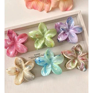 kit 12 unidades piranhas de flor prendedor de cabelo