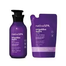 Kit Nativa SPA Orquidea Noire Loção Corporal 400ml + Refil 350ml