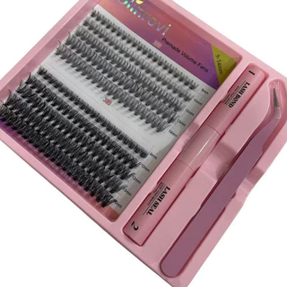KIT EXTENSION CILIOS COM PINCA OLINROVI