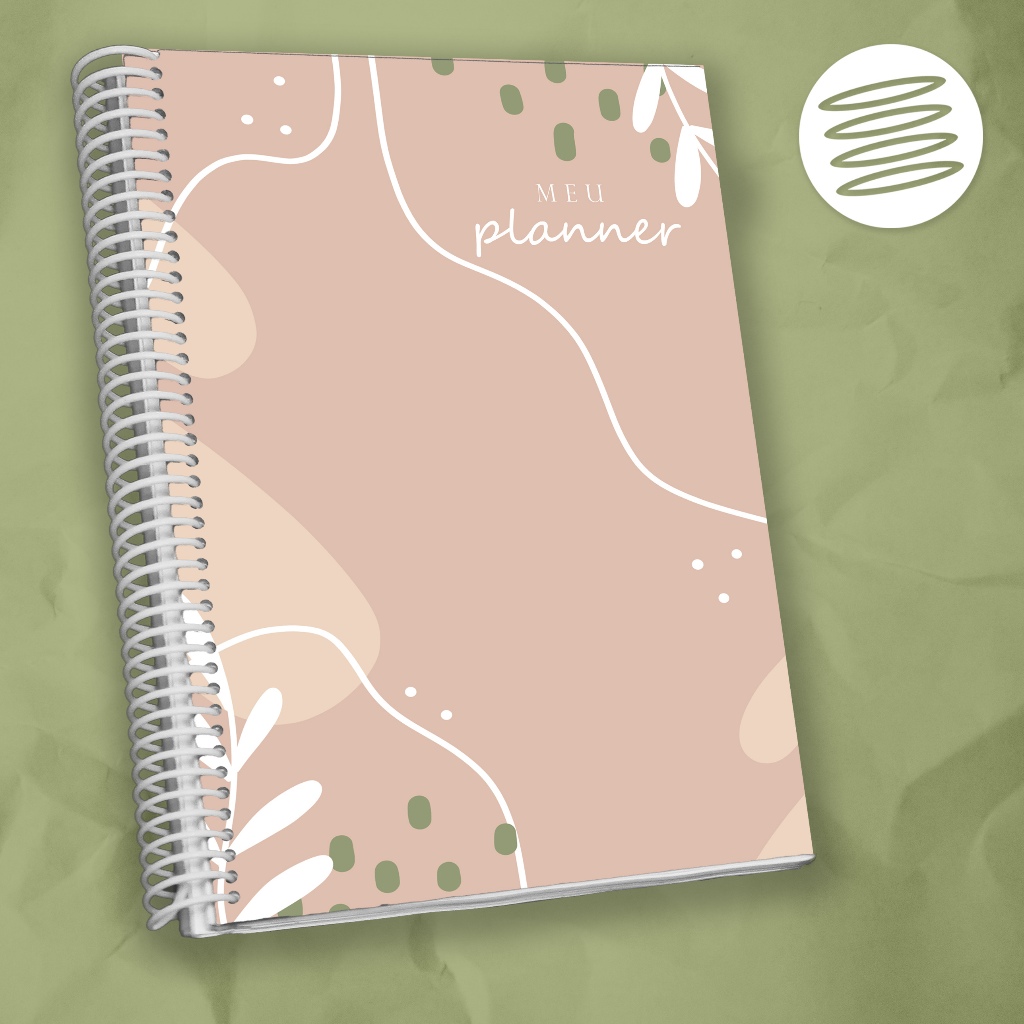 Planner Datado 2026 Capa Dura Espiral 15x21cm Semanal Mensal | MP8 ...