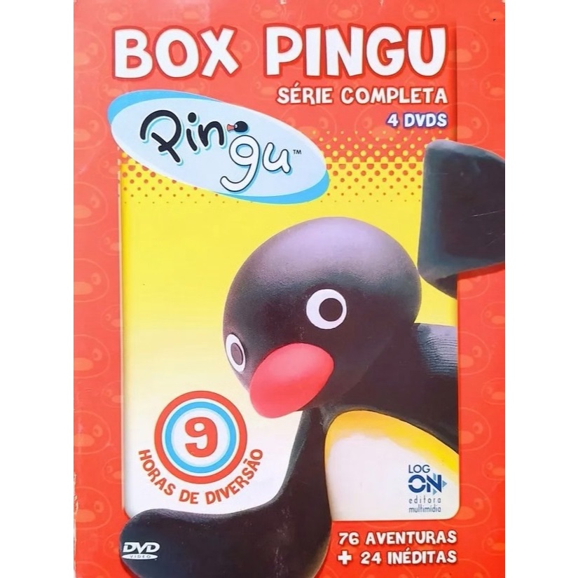 Dvd Box Pingu - A Série Completa ( 4 Dvds ) - Digipack original e