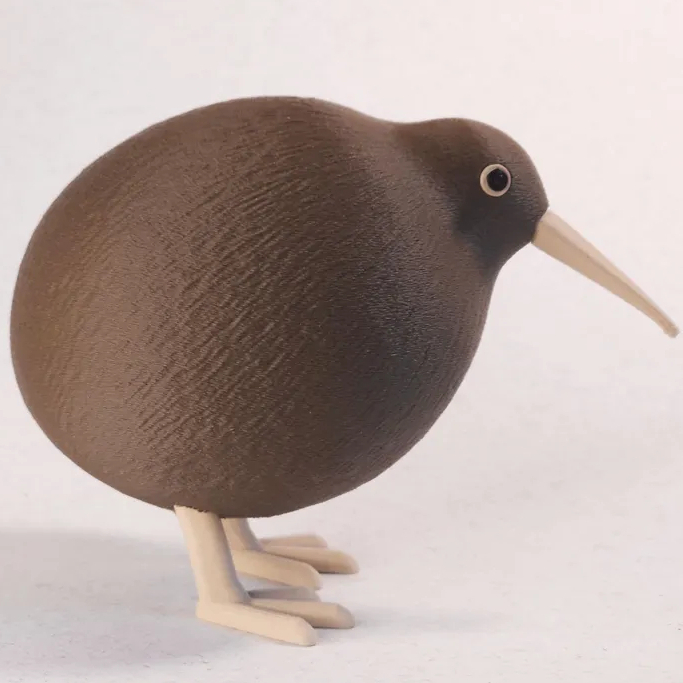 置物 kiwi Escultura Decorativa de Pássaro Kiwi Minimalista Fofo - Decoração