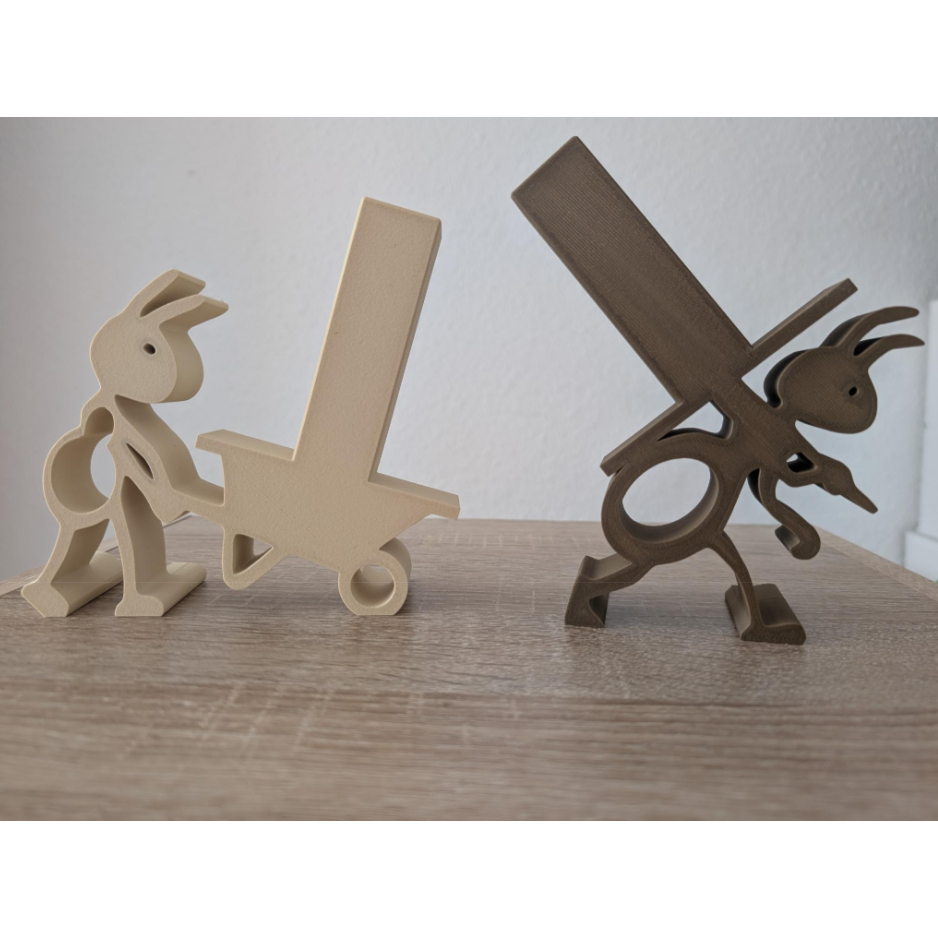 Imagem do produto Kit 2 Suportes Porta Papel Higiênico de Chão Formigas - Decoração Banheiro Criativa 3D 4