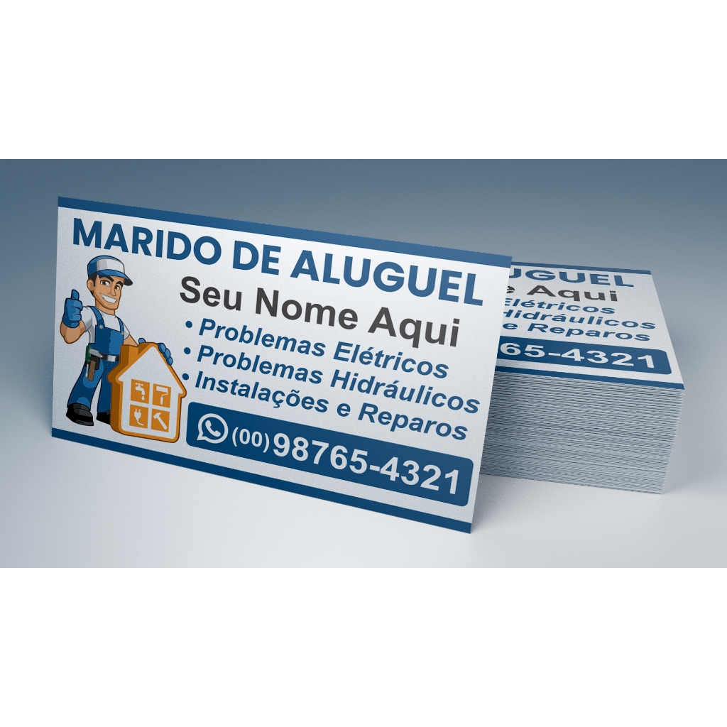 Cartão de Visita Marido de Aluguel | Shopee Brasil
