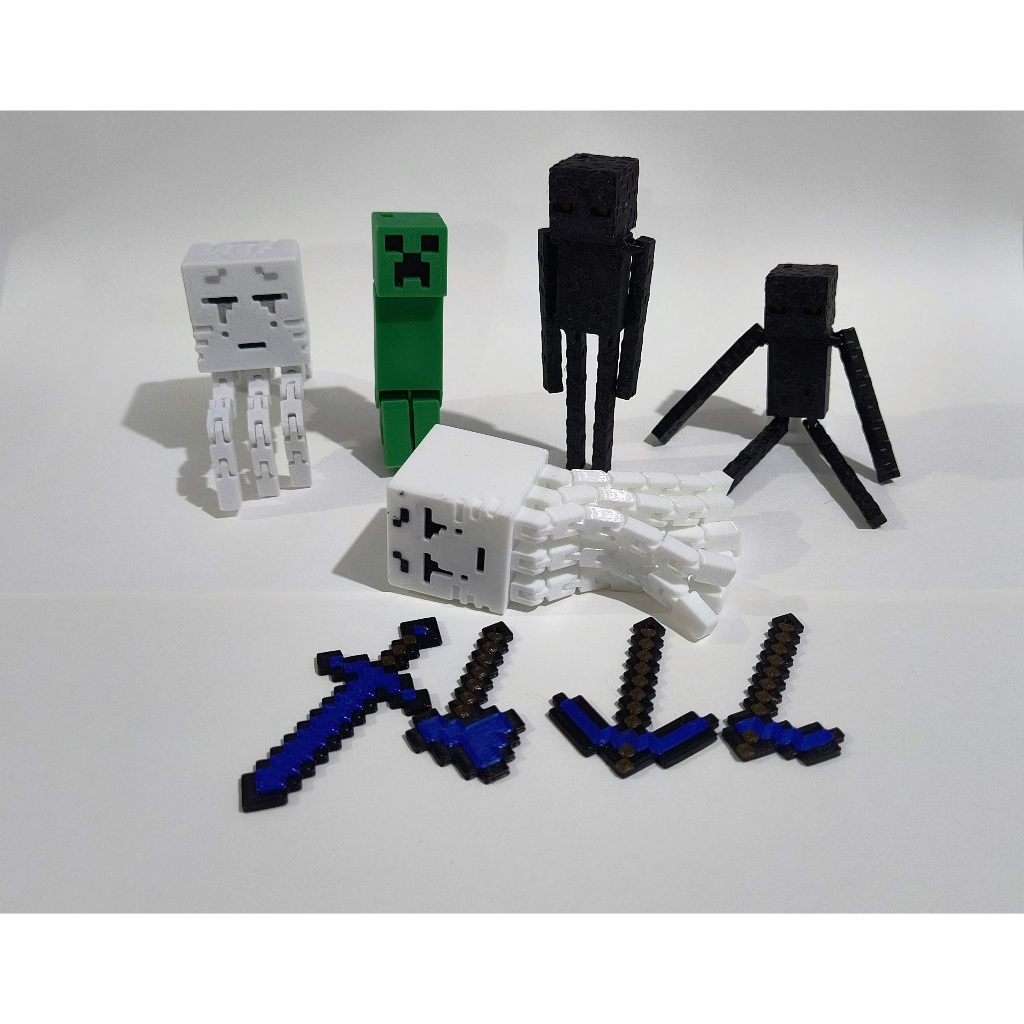 Kit de Bonecos Articulados Minecraft: Aventura Épica para Brincar e ...