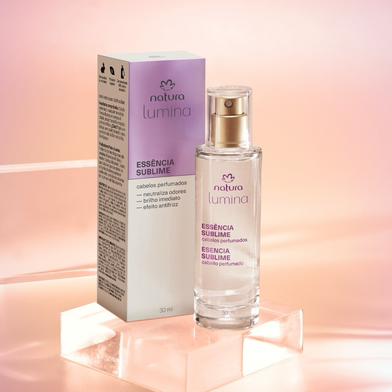 Perfume para Cabelo Essência Sublime Lumina 30ml Natura | Shopee Brasil