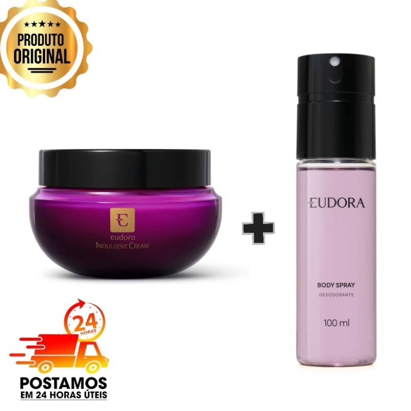 Combo Hidratante Indulgent 250g + Body splash 100ml desodorante ...