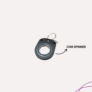 Chaveiro Giratorio Spinner com Rolamento Giratorio Divertido