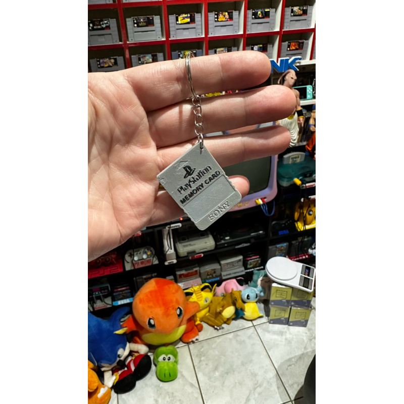 Chaveiro do Memory Card do PS1
