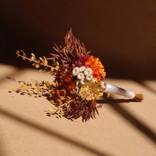 Kit 8 Lapelas Terracota Para Noivos e Padrinhos + Alfinete Grátis Casamento