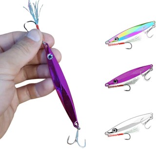 Jig Isca Artificial 20g - Com Suporte Hook e Garatéia - Testada em Vídeo - Disponível em 3 Cores