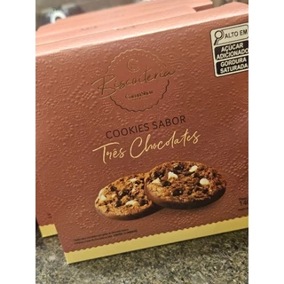 Cookies 3 Chocolates Sortidos 140g cacau show em Oferta na Shopee