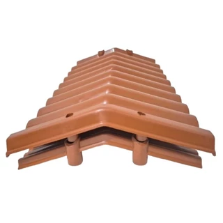 Kit 15 Capas Muro de Plástico Rufo Pingadeira Resistente 5 Metros Linear Proteção Fácil Aplicação