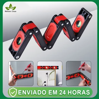 Nível Régua De Prumo Dobrável,Multifuncional de Medidor De Nível Multiângulo De Alta Precisão