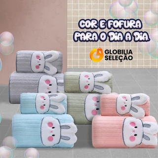 💓KIT 2 Toalhas - Banho e Rosto Grande Macia Toalha de Banho Grande e Grossa Jogo de Toalha de Banho 140 x 70cm em Oferta na Shopee