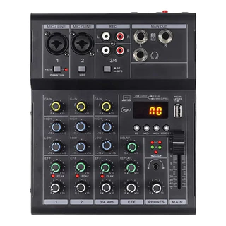 Mixer De Console Profissional De 4 Canais Ct-40s