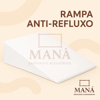 Travesseiro Anti-refluxo Adulto c/ Capa Rampa Berço Grávida Ativa Circulação Sanguínea Alivia Dor