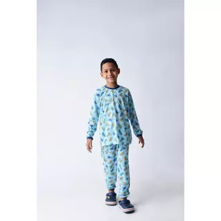 Kit sortido 6 peças pijamas manga longa menino infantil- 3 camisa compridas + 3 calças em Oferta na Shopee
