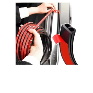 5/10 Metros Tira De Vedação De Borracha Da Porta Do Carro Auto Dupla Camada Adesivos Para Tronco Isolamento Acústico