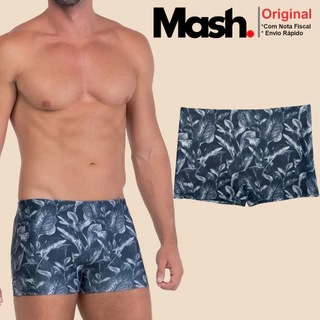 Sunga Boxer Box Masculina Forrada com Cordao de Regulagem Moda Praia FPS 50+ Estampa Floral Verao em Oferta na Shopee