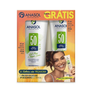 KIT ANASOL PROTETOR SOLAR FPS 50 200G + 120G