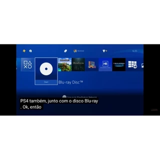 Disco bd j ps4 Blu Ray até no máximo 12.02