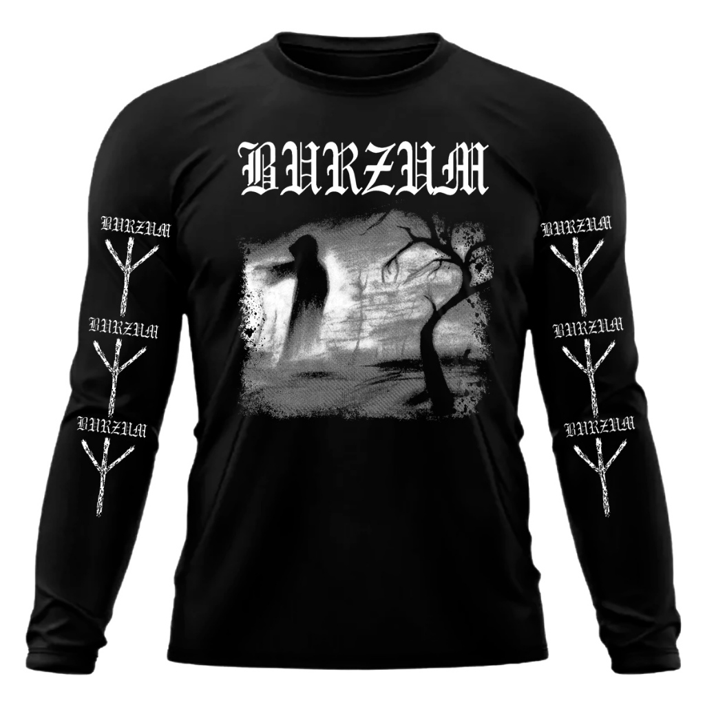 Camiseta Burzum Manga Longa black metal banda burzum | Shopee Brasil
