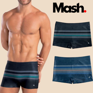 Sunga Boxer Box Mash Estampa Listrada com Cordão de Regulagem Forrada Adulto Masculino Moda Praia em Oferta na Shopee