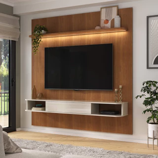 Painel Tv 75" Polegadas LED Belluno Sala de Estar Escritório Alta Qualidade em Oferta na Shopee