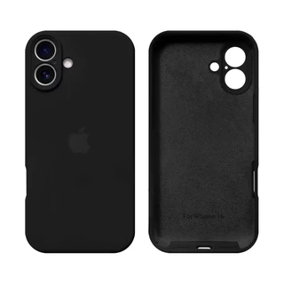 Kit 2 (com 2 capas) Capinha aveludada Proteção câmera Cor preto/Branco For iPhone 16 IPhone16pro IPhone16promax 16E