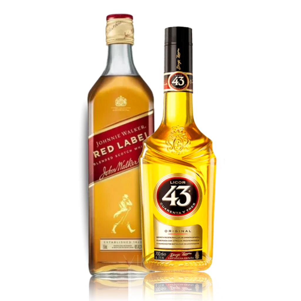 Red Label 1L + Licor43 700ml |Whisky e Licor Importados | Envio ...