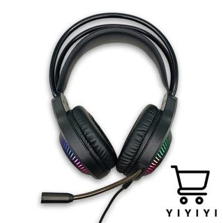 Headset Fone Para Gamer Fone de Ouvido Com Microfone RGB LED Para PS4, PS5, X-one, Celula e Computador Ult-G9