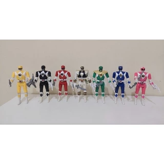 Boneco Power Rangers Coleção completa Original Bandai anos 90 vira cabeça