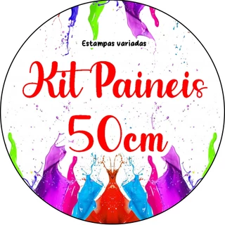 Kit 10 Painéis de Mesa de 50cm envio IMEDIATO - ESTAMPAS VARIADAS - SUPER PROMOÇÃO