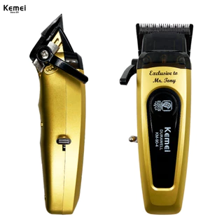 Lançamento Kemei Máquina de Corte 10W Com Base Carregadora KM- 90-4 Sem Fio Bivolt Portátil
