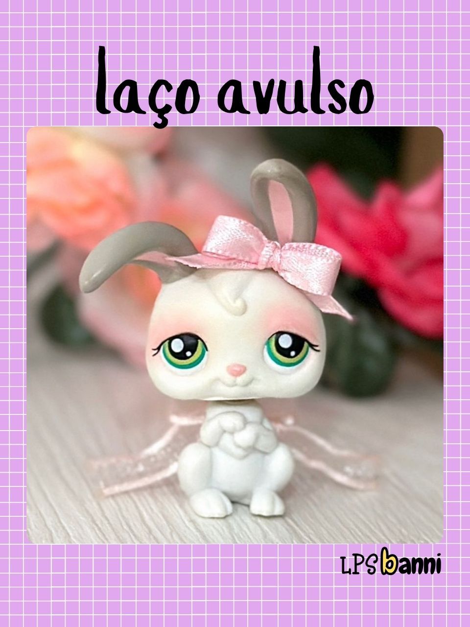 Acessório para Littlest Pet Shop Roupinha LPS - Laços de Cor Lisa ...