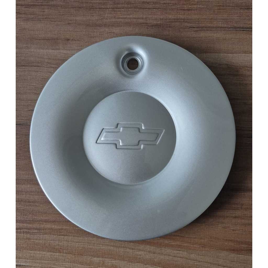 Calota centro de roda gm ventilador / catavento de aluminio (110425)